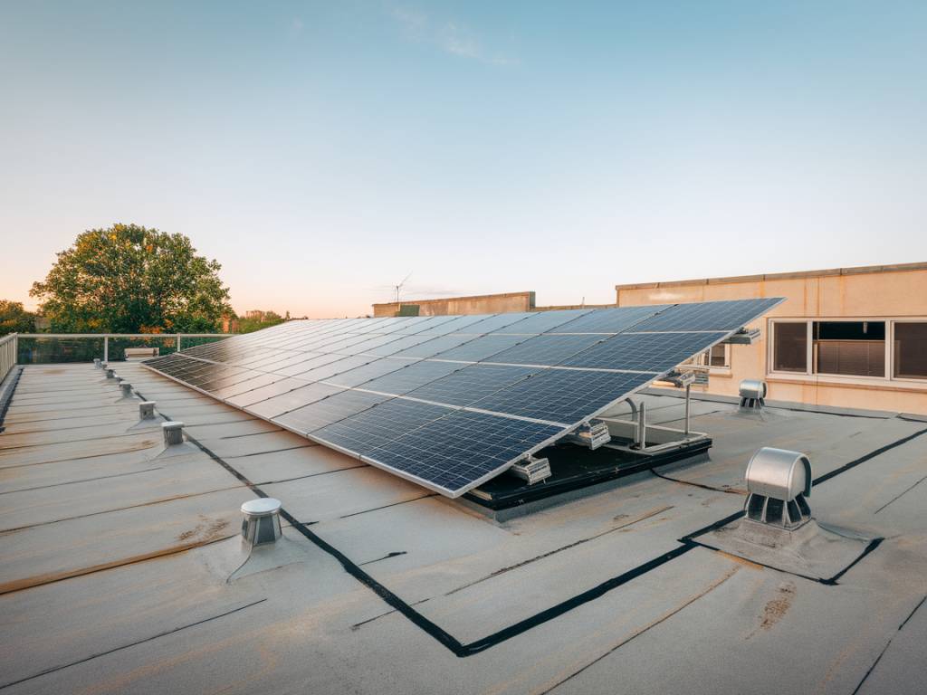 Photovoltaikanlagen auf flachdächern: besonderheiten bei der installation